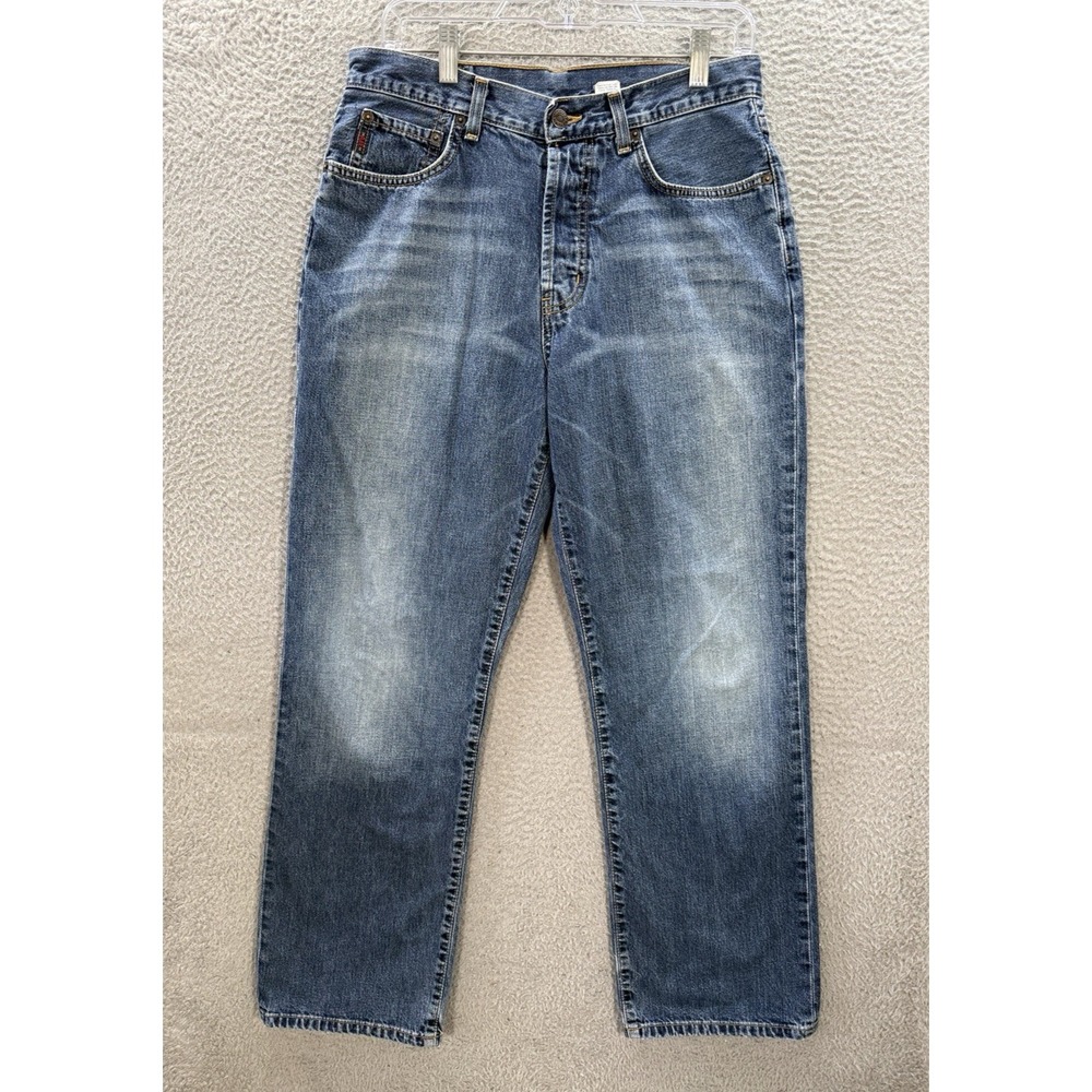 Vintage Abercrombie & Fitch Jeans Mens 30x30 Blue Low Rise Button Fly USA Made